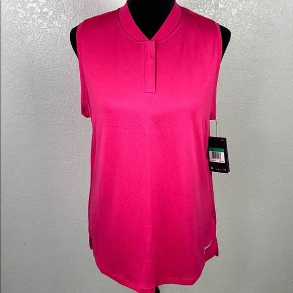 Nike Tops - [ NIKE ] Golf Dri-Fit Pink Sleeveless Top